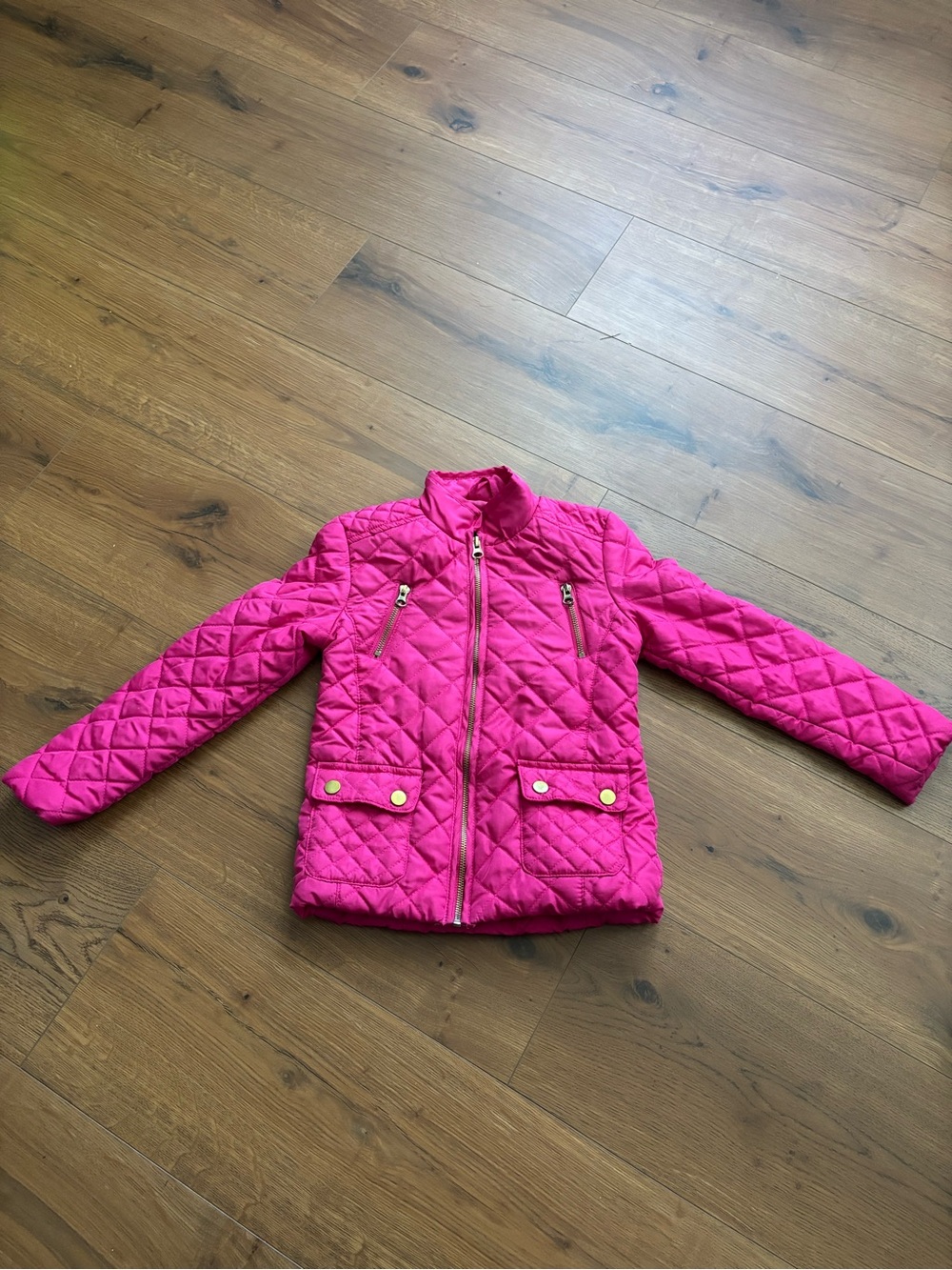 Me Jane Quilted Hot Pink Girls' Puffer Jacket